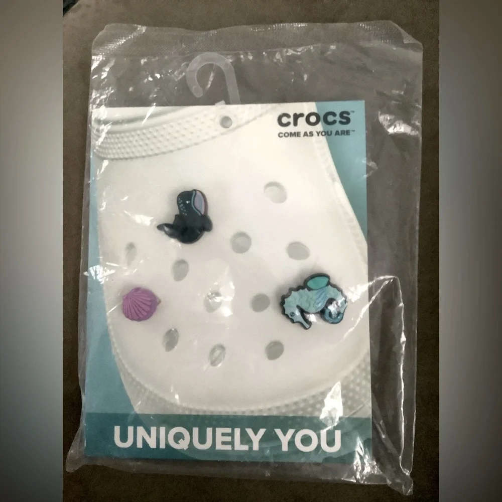 Crocs 3 Pack Jibbitz Charms Under The Sea🇺🇸